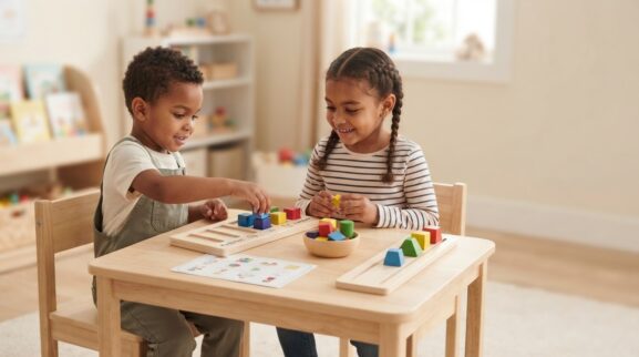 Everyday Social-Emotional Learning: Turn Taking for 4 Years parent learning guide for a 4-year-old