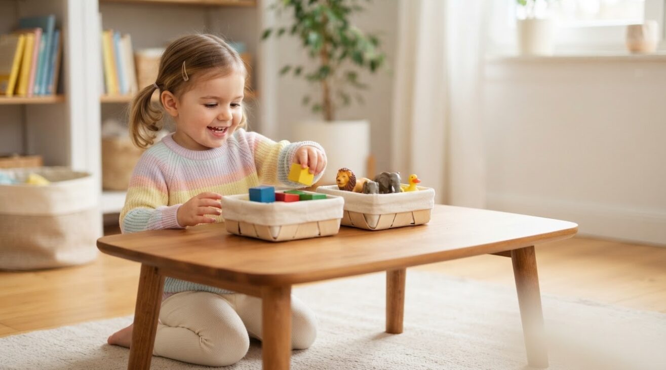 Everyday Sorting & Categorizing for 2-Year-Old Toddlers