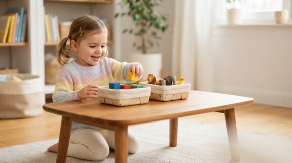Everyday Sorting & Categorizing for 2 Years parent learning guide for a 2-year-old