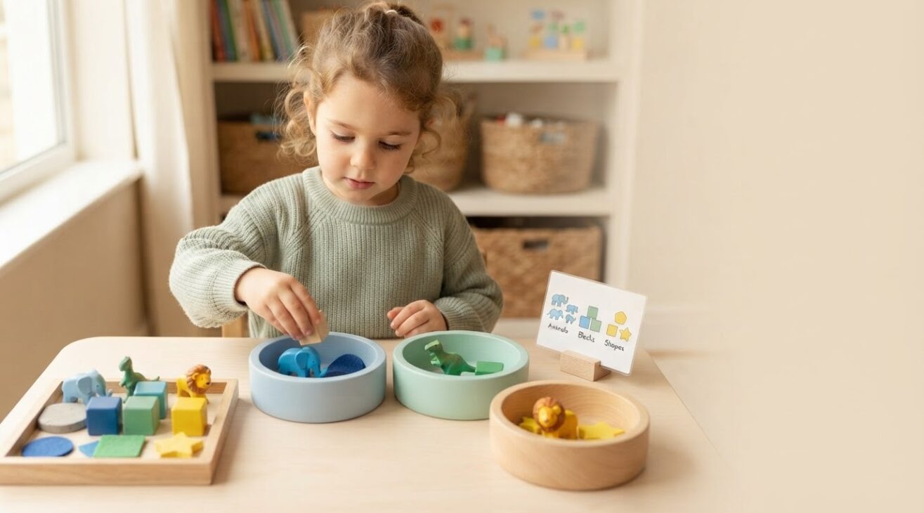 Everyday Sorting & Categorizing for 4-Year-Old Kids