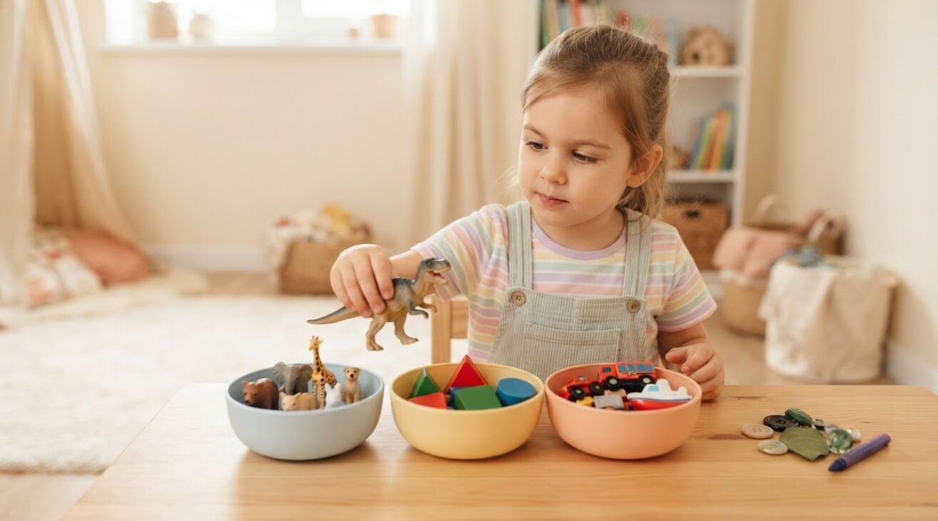Everyday Sorting & Categorizing for 5-Year-Old Kids
