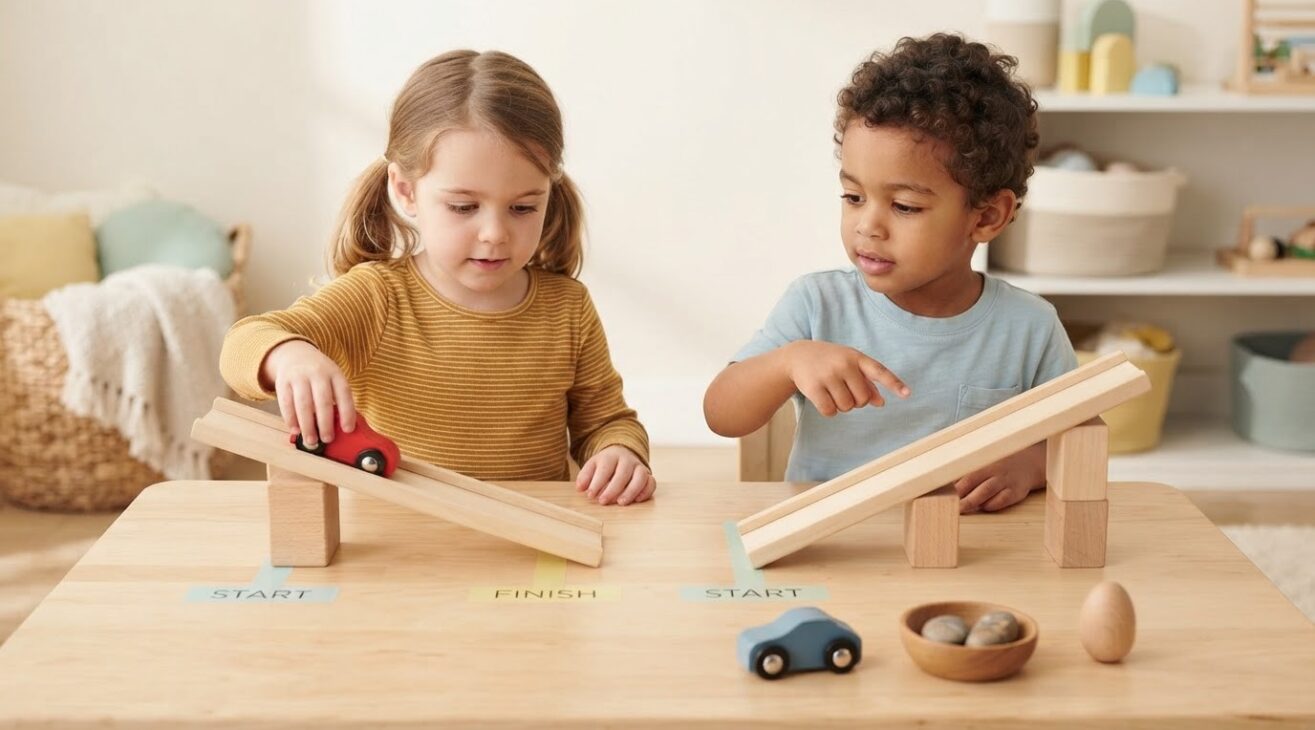 Fast / Slow Activity Cards for 4-Year-Old Kids