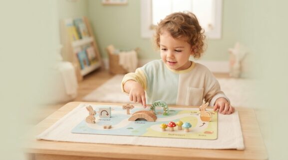 Find, Match & Learn: Direction Words for 3 Years learning activity for a 3-year-old
