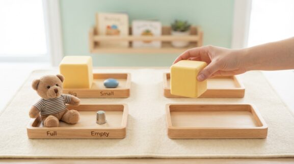 Find, Match & Learn: Opposites for 3 Years learning activity for a 3-year-old