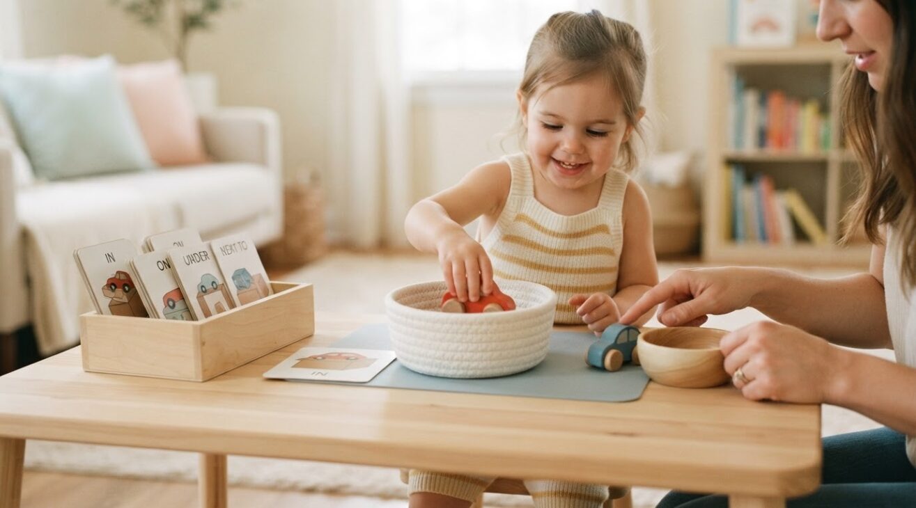 Find, Match & Learn: Positions & Spatial Words for 2-Year-Old Toddlers