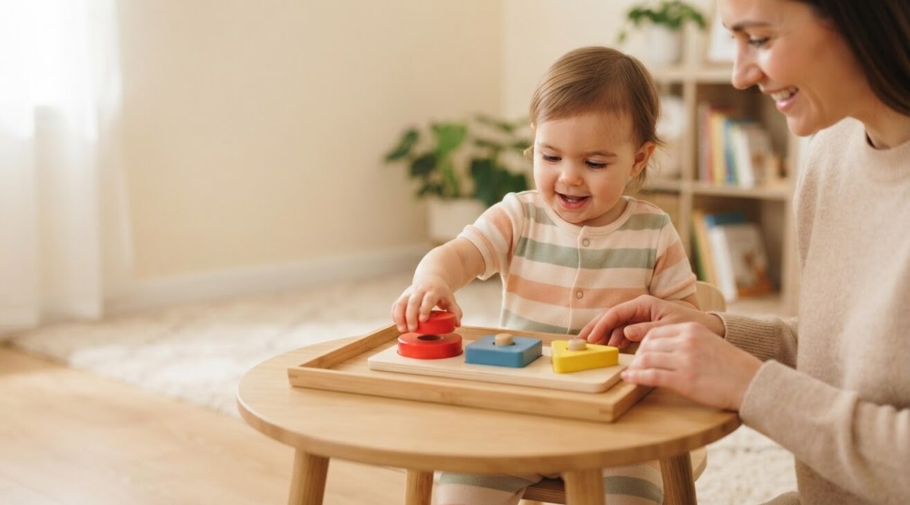 Find, Match & Learn: Shape Recognition for 1-Year-Old Toddlers