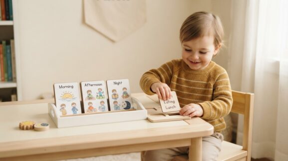 Find, Match & Learn: Time & Sequence Concepts for 2 Years learning activity for a 2-year-old