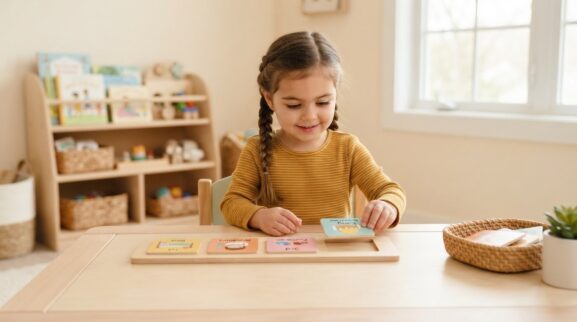 First-Next-Last: Retell the Game With Real Routines learning activity for a 3-year-old