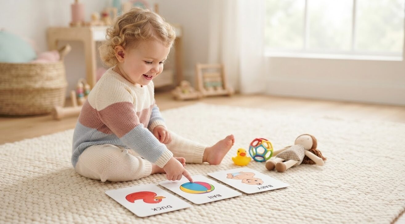 First Words Activity Cards for 1-Year-Old Toddlers