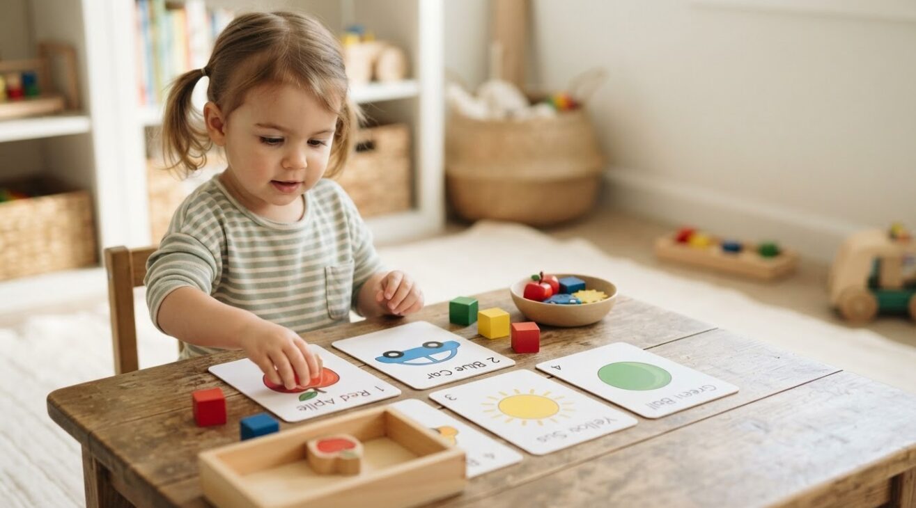 First Words Activity Cards for 3-Year-Old Toddlers