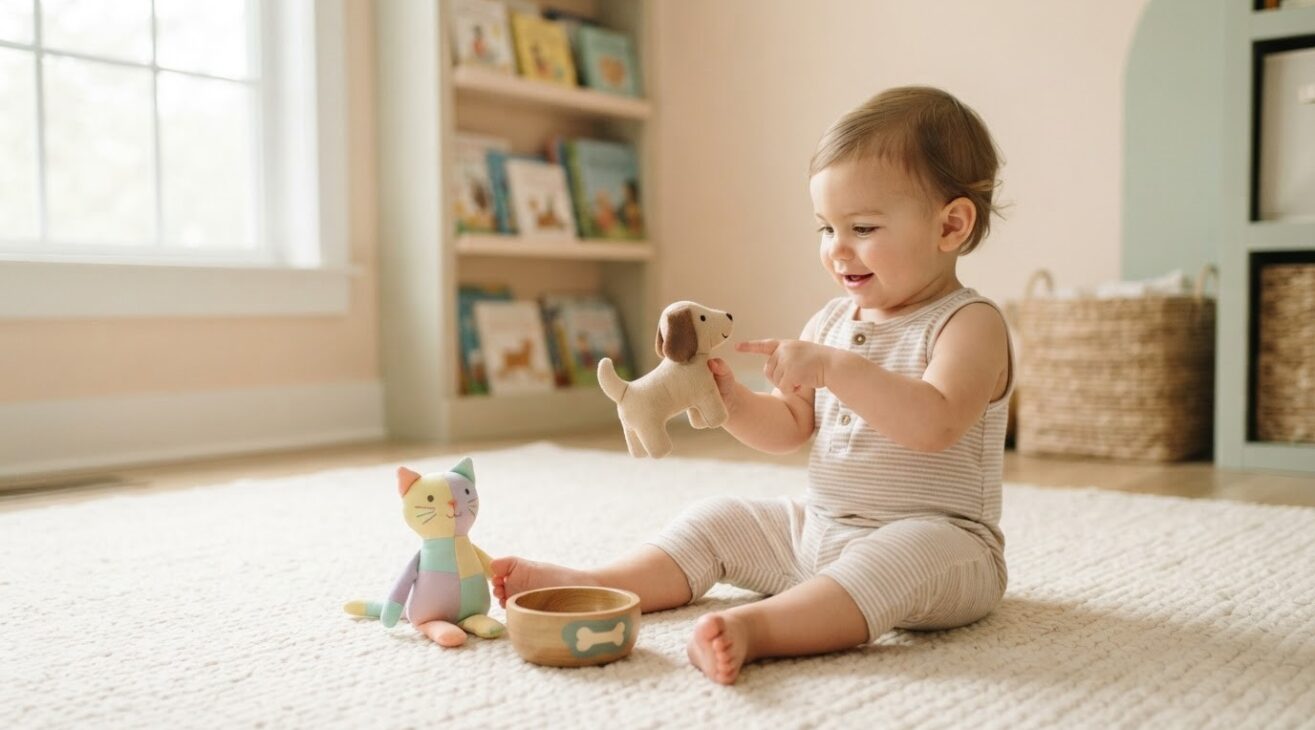 First Words: Pets for 1-Year-Old Toddlers