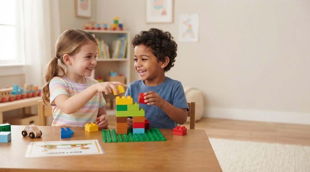Friendship & Play With Others Activity Cards for 5-Year-Old Kids