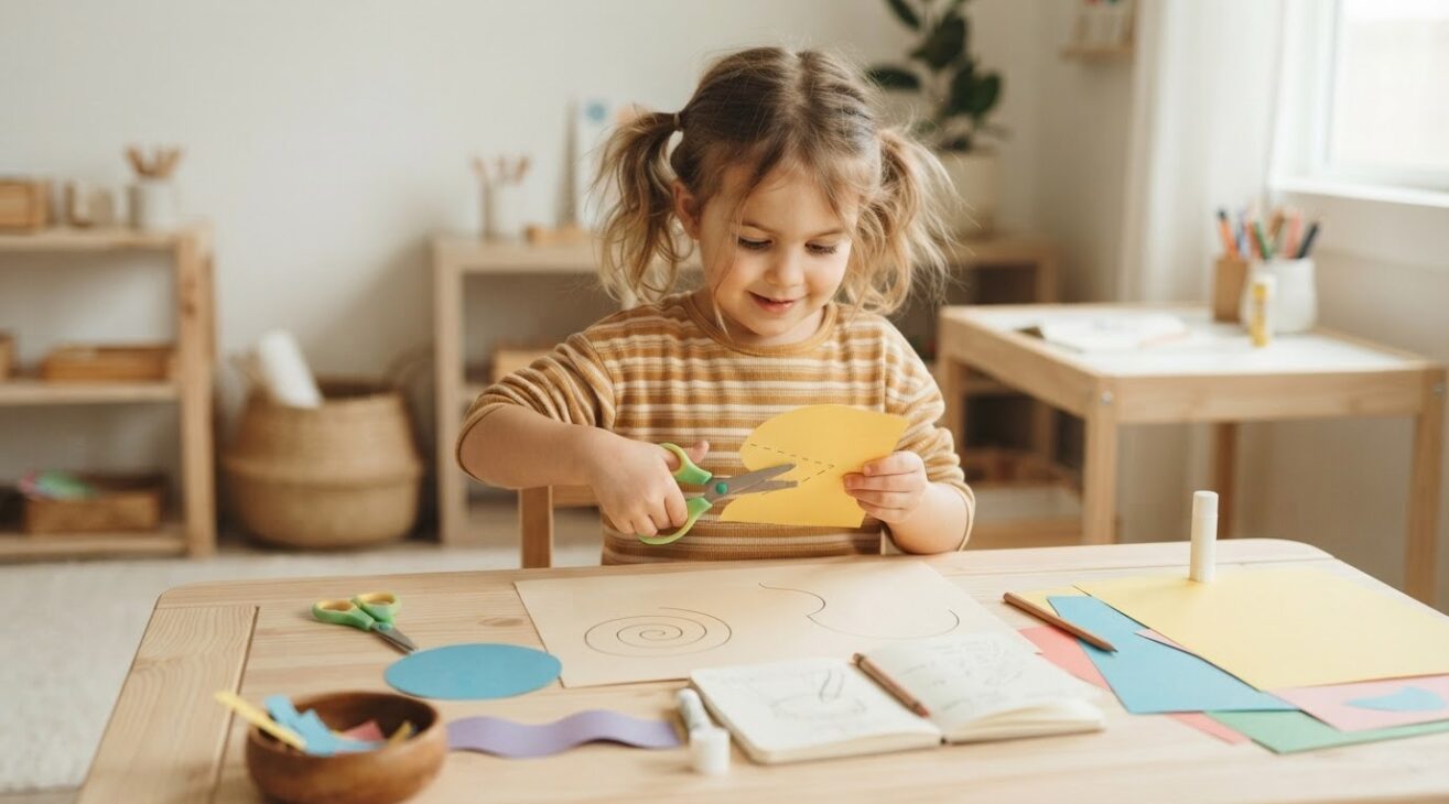 Hands-On Guide: Cutting & Paper Skills for 5-Year-Old Kids