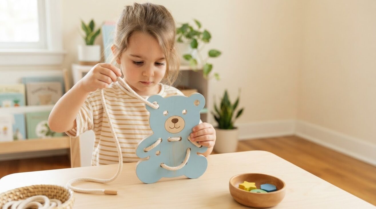 Hands-On Guide: Lacing & Threading for 5-Year-Old Kids