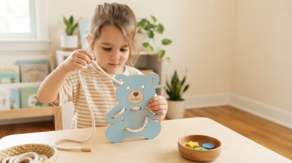 Hands-On Guide: Lacing & Threading for 5 Years parent learning guide for a 5-year-old