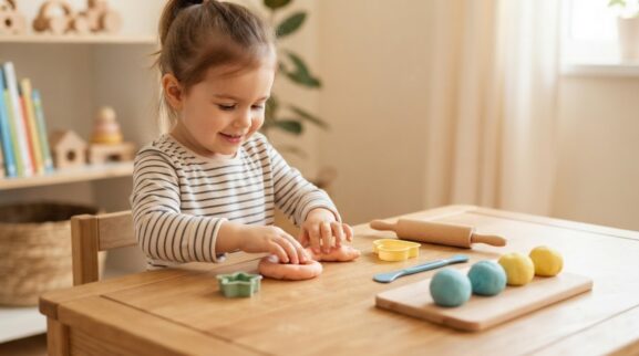Hands-On Guide: Play Dough & Molding for 3 Years parent learning guide for a 3-year-old