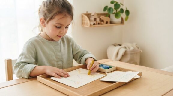Hands-On Guide: Pre-Writing Paths & Strokes for 5 Years parent learning guide for a 5-year-old