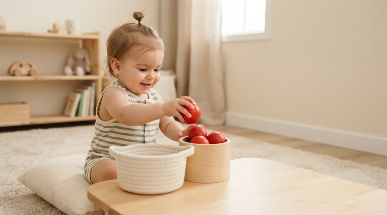 Hands-On Guide: Put In / Take Out for Babies 10–11 Months