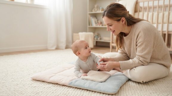 Hands-On Guide: Sensory Textures for 0–3 Months parent learning guide for a 0–3 month old baby