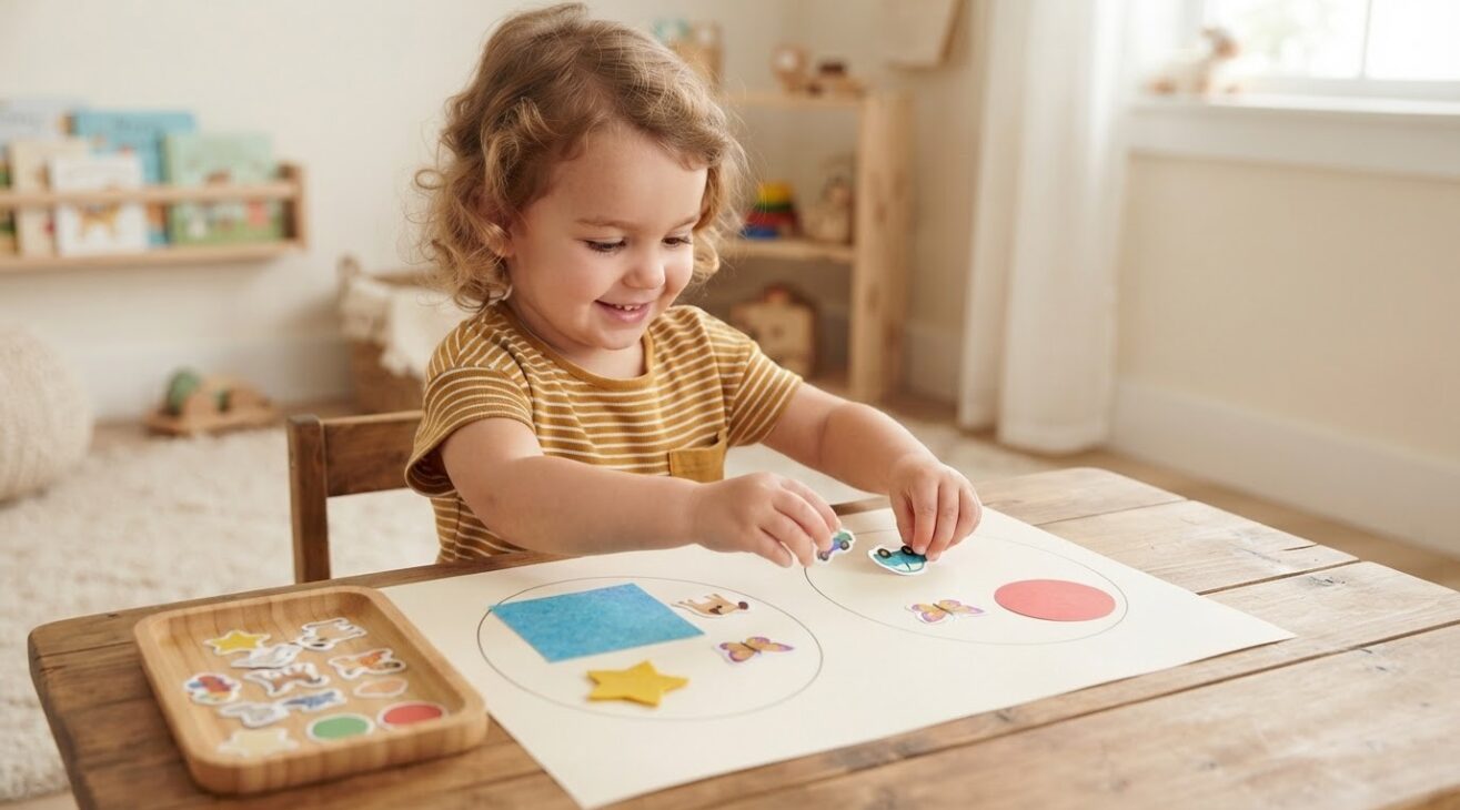 Hands-On Guide: Stickers & Collage for 2-Year-Old Toddlers