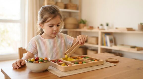 Hands-On Guide: Tongs / Tweezers for 5 Years parent learning guide for a 5-year-old