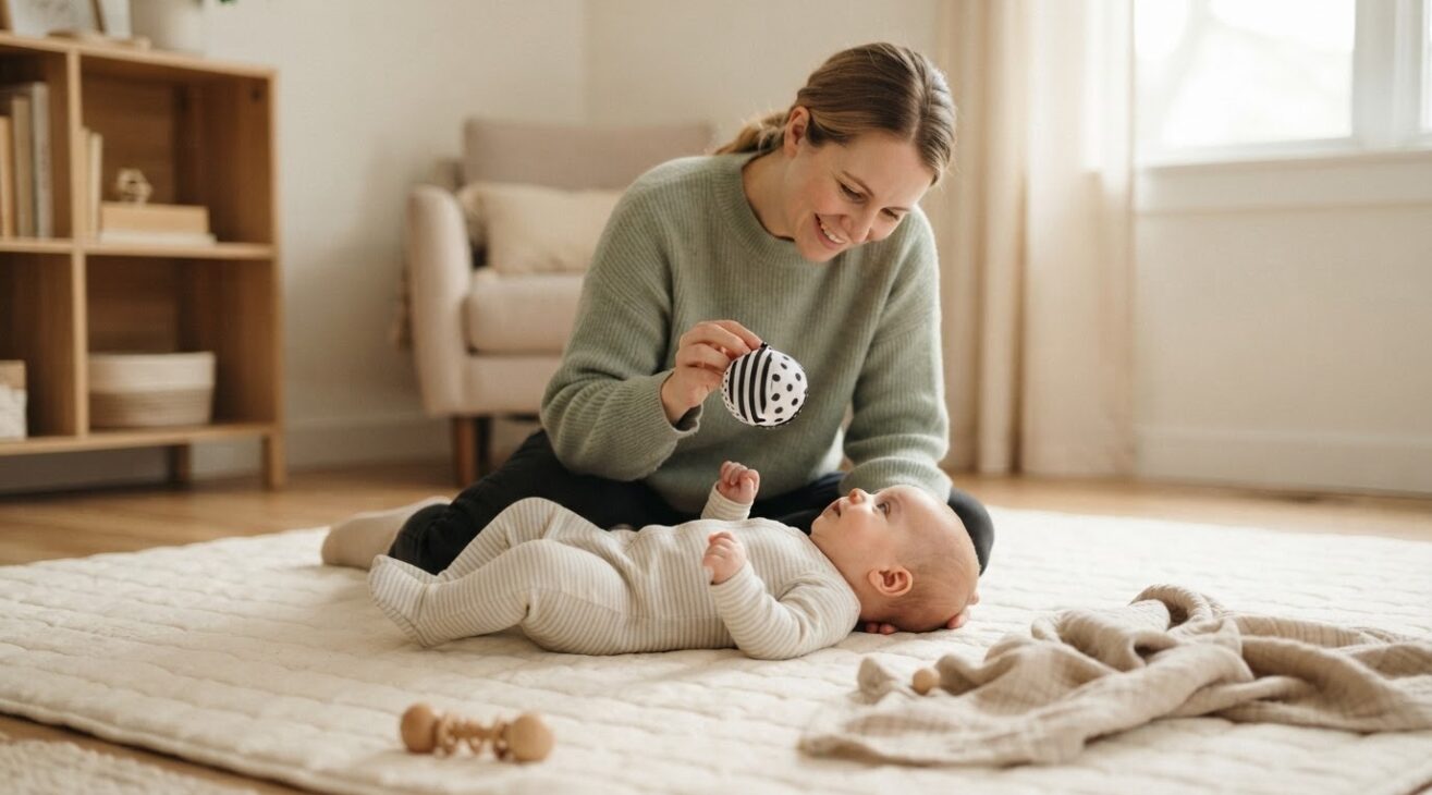 Hands-On Guide: Visual Attention & Tracking for Babies 0–3 Months