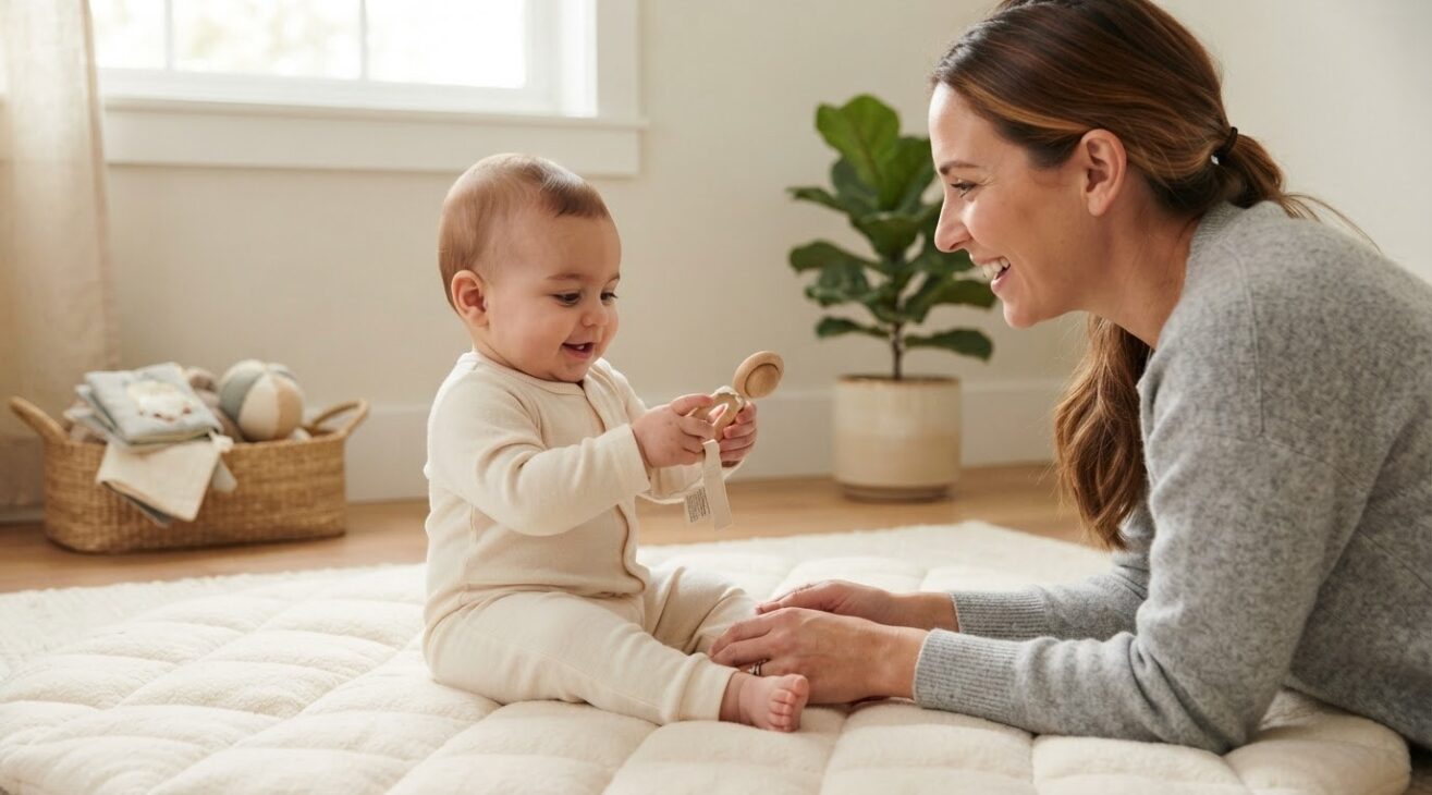 Hands-On Play: Hand-Eye Coordination for Babies 4–6 Months