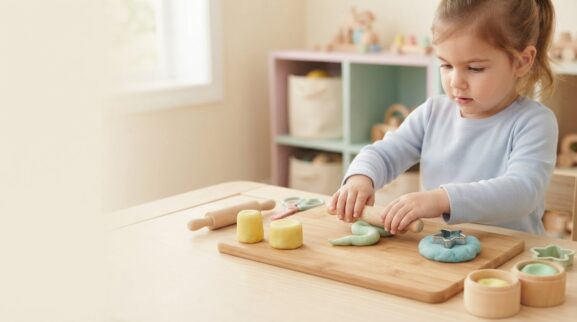 Hands-On Play: Play Dough & Molding for 4 Years learning activity for a 4-year-old