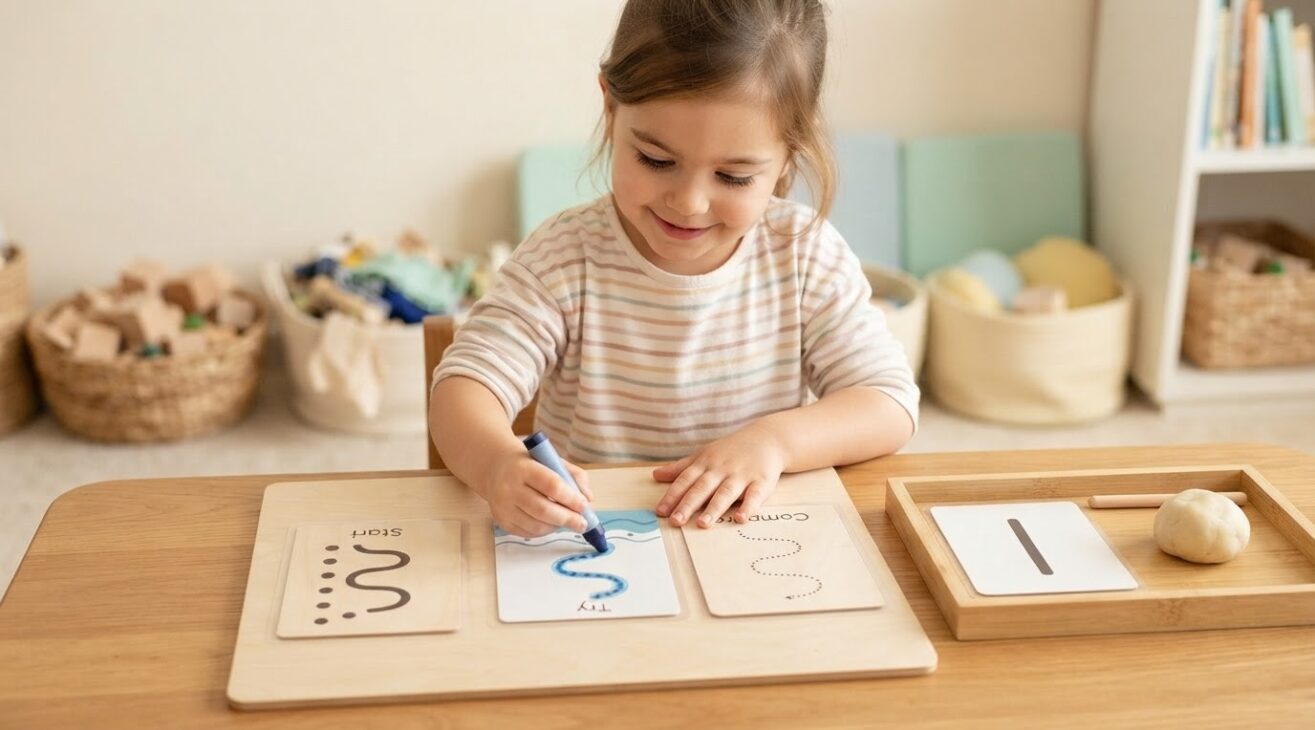 Hands-On Play: Pre-Writing Paths & Strokes for 4-Year-Old Kids
