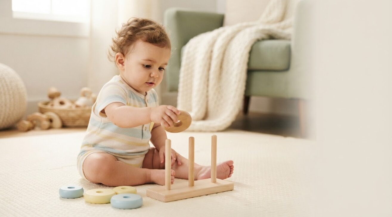 Hands-On Play: Put In / Take Out for Babies 10–11 Months