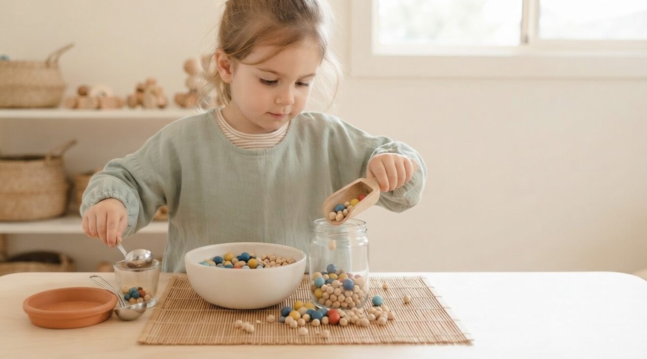 Hands-On Play: Scooping & Pouring for 4-Year-Old Kids