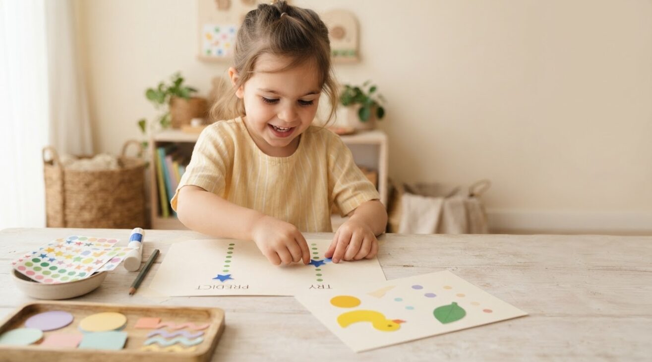 Hands-On Play: Stickers & Collage for 4-Year-Old Kids