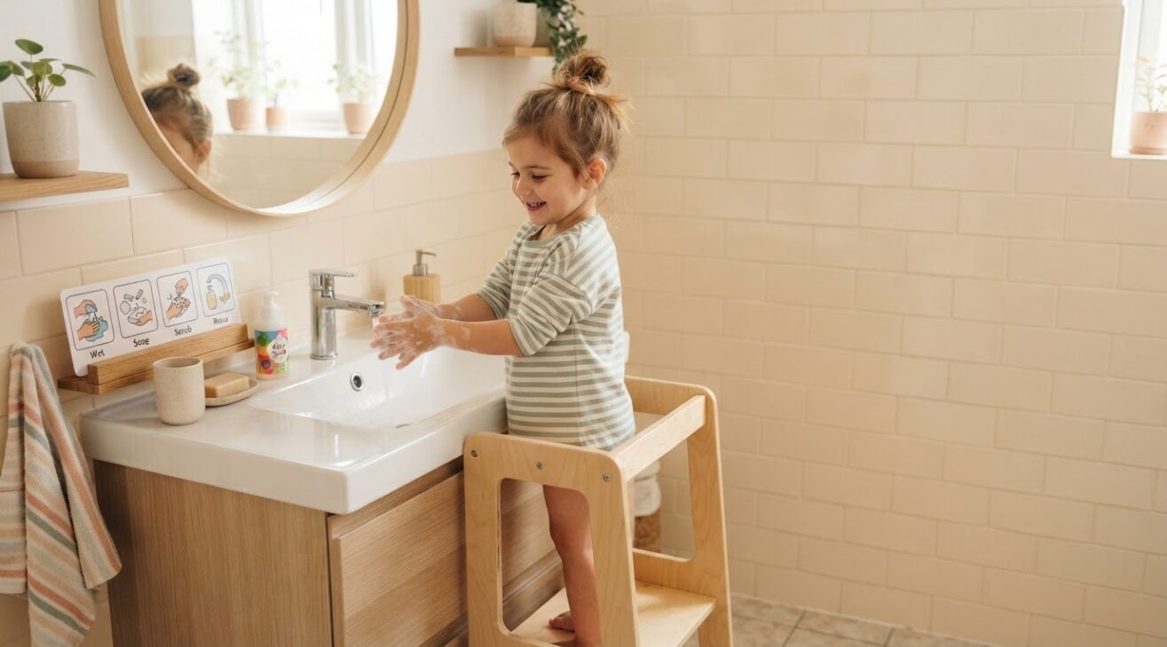 Handwashing Routine Activity Cards for 5-Year-Old Kids