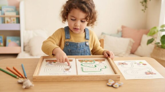 Help the Bunny Home: Printable Maze Companion learning activity for a 4-year-old