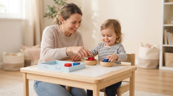 Help Them Think: Attention & Following Directions for 2 Years parent learning guide for a 2-year-old