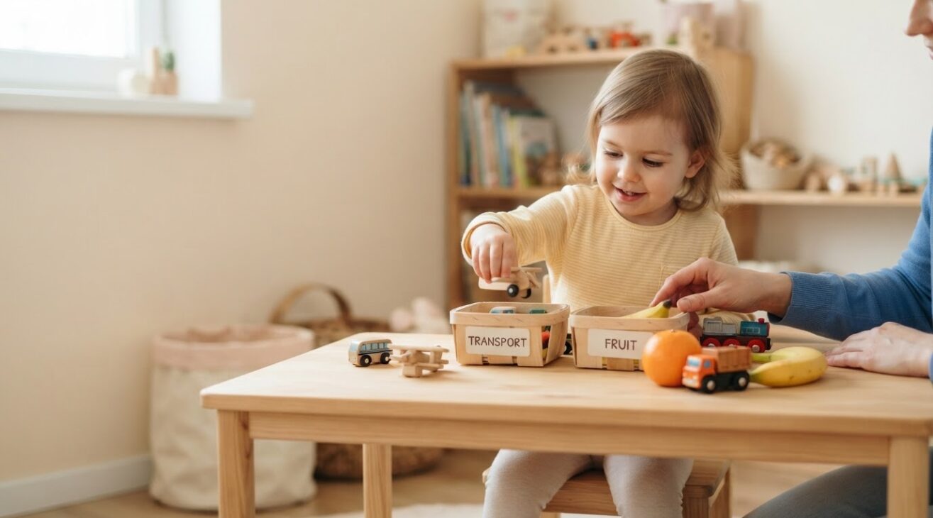 Help Them Think: Classification for 2-Year-Old Toddlers