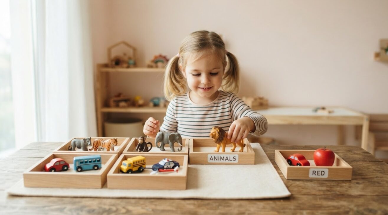Help Them Think: Classification for 4-Year-Old Kids