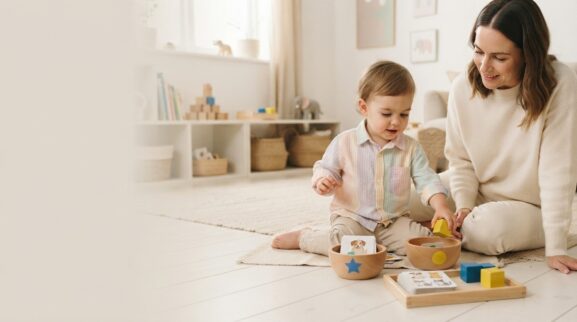 Help Them Think: Planning & Persistence for 2 Years parent learning guide for a 2-year-old