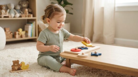 Help Them Think: Puzzles for 1 Year parent learning guide for a 1-year-old