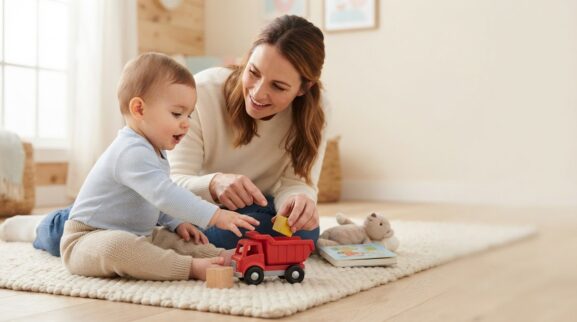 How to Build Action Words for 1 Year parent learning guide for a 1-year-old