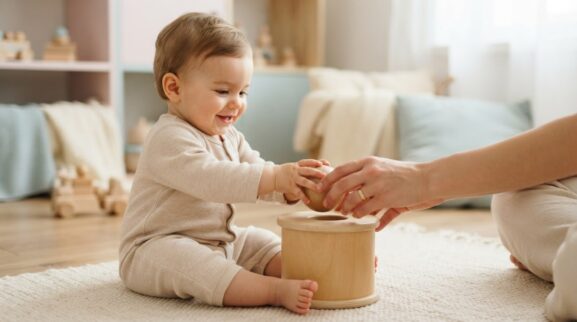 How to Build Action Words for 10–11 Months parent learning guide for a 10–11 month old baby