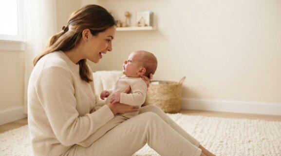 How to Build Listening & Understanding for 0–3 Months parent learning guide for a 0–3 month old baby