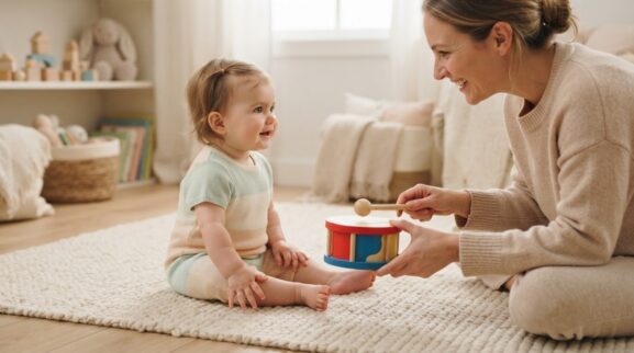 How to Build Listening & Understanding for 10–11 Months parent learning guide for a 10–11 month old baby