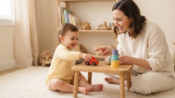How to Build Social & Functional Words for 1 Year parent learning guide for a 1-year-old