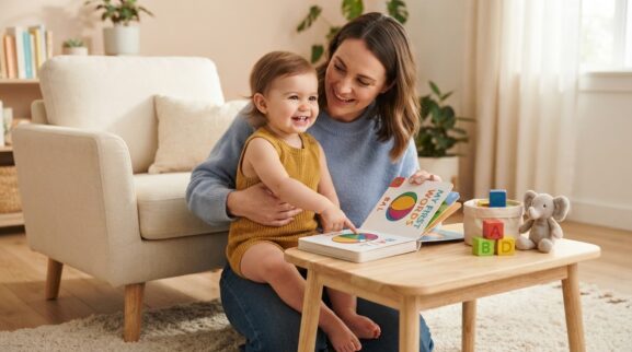 How to Choose an Early Learning Class for a 1-Year-Old learning activity for a 1-year-old