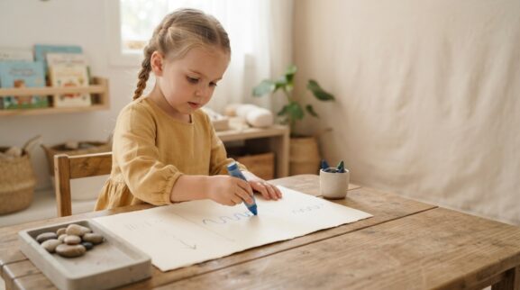 How to Support Early Writing & Mark Making for 4 Years parent learning guide for a 4-year-old