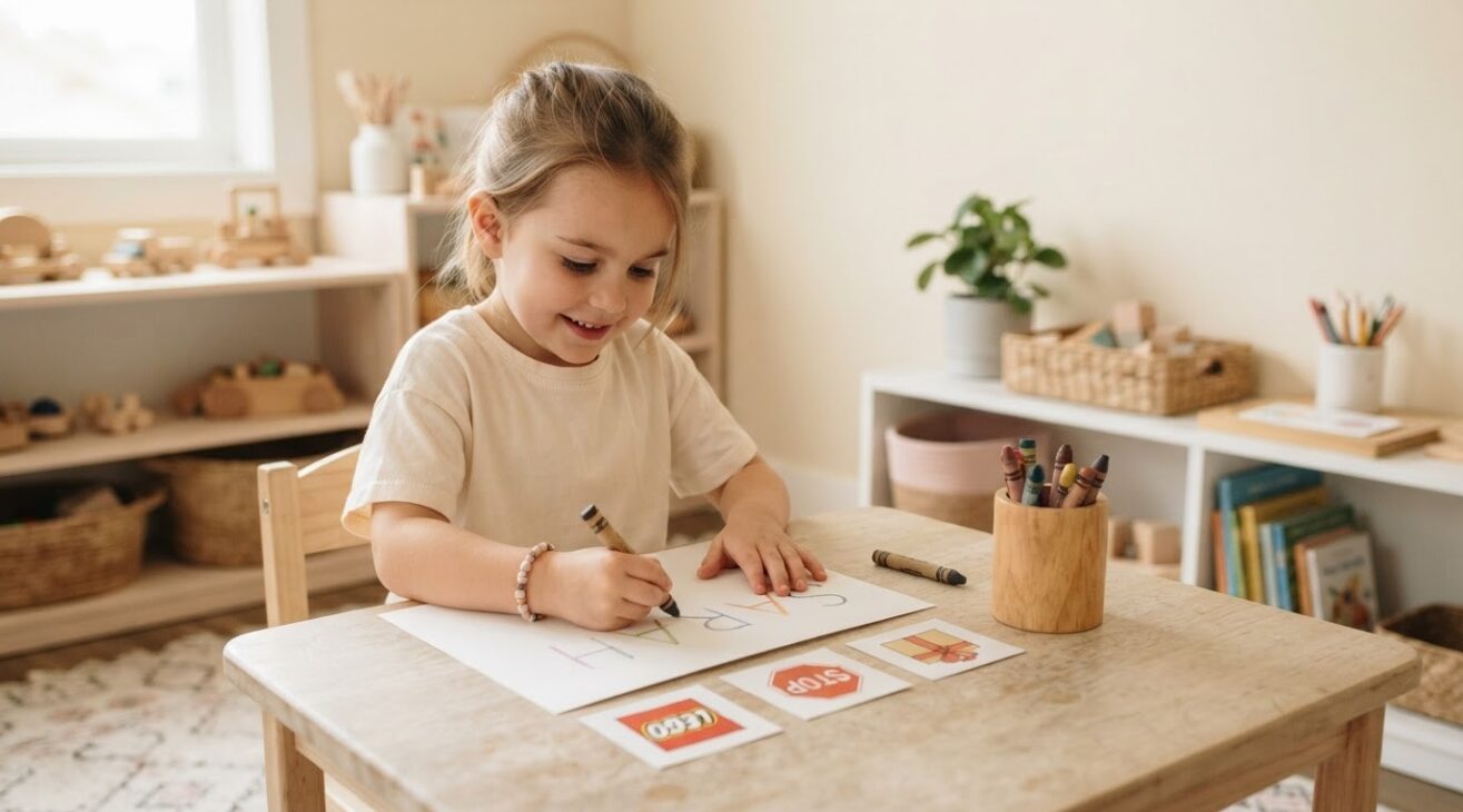How to Support Name & Environmental Print for 5-Year-Old Kids