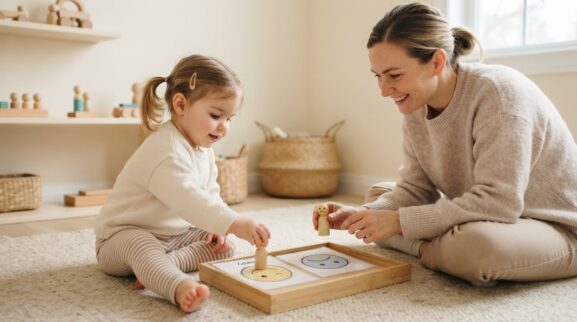 How to Teach Feelings Through Everyday Moments parent learning guide for a 2-year-old