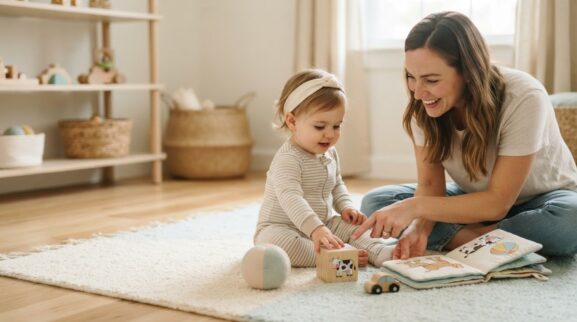 How to Use a First-Word Book Without Quizzing Your Toddler parent learning guide for a 1-year-old