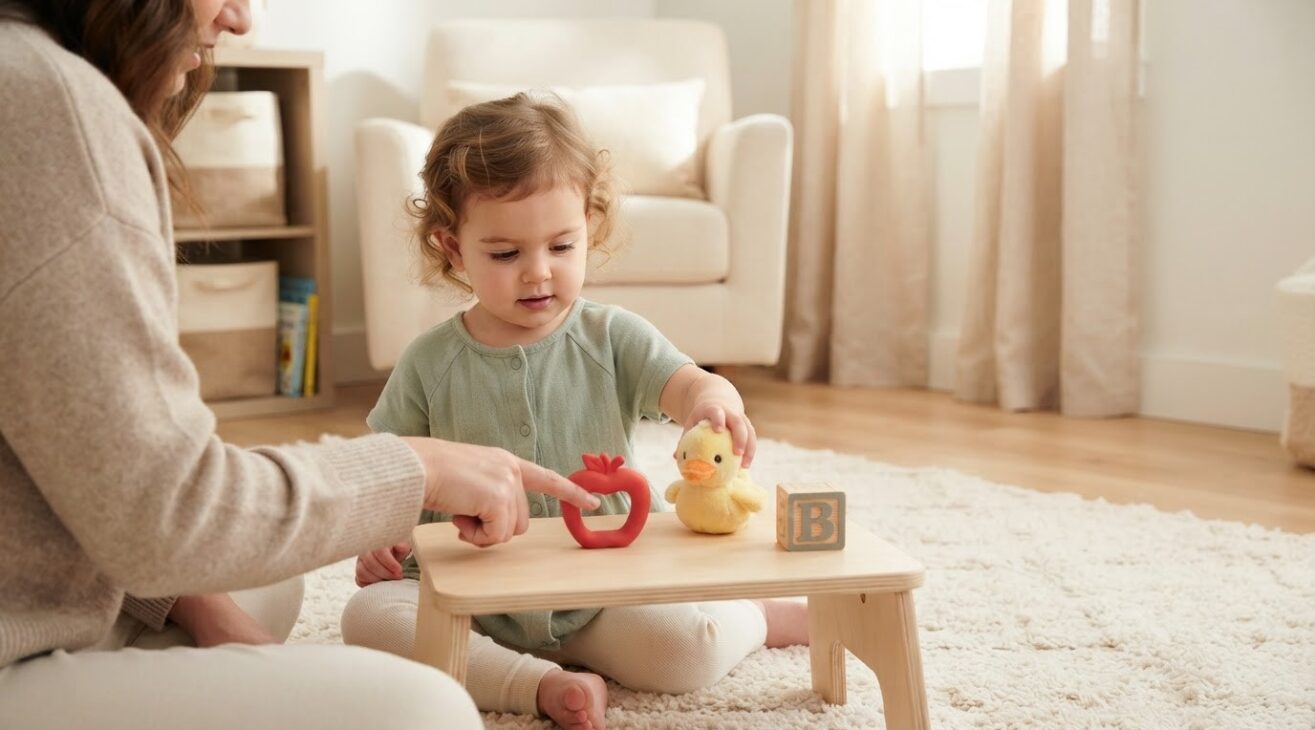 How to Use Banabooza First-Word Games With 1-Year-Old Toddlers